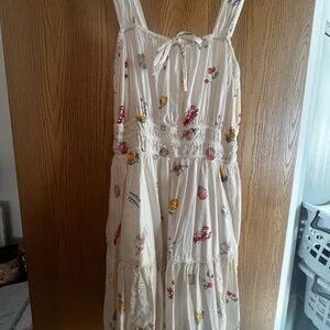 GAP Cream Floral Dress